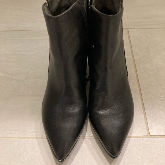 Black Miss Mooz Ankle Boots - Picture 2 of 4
